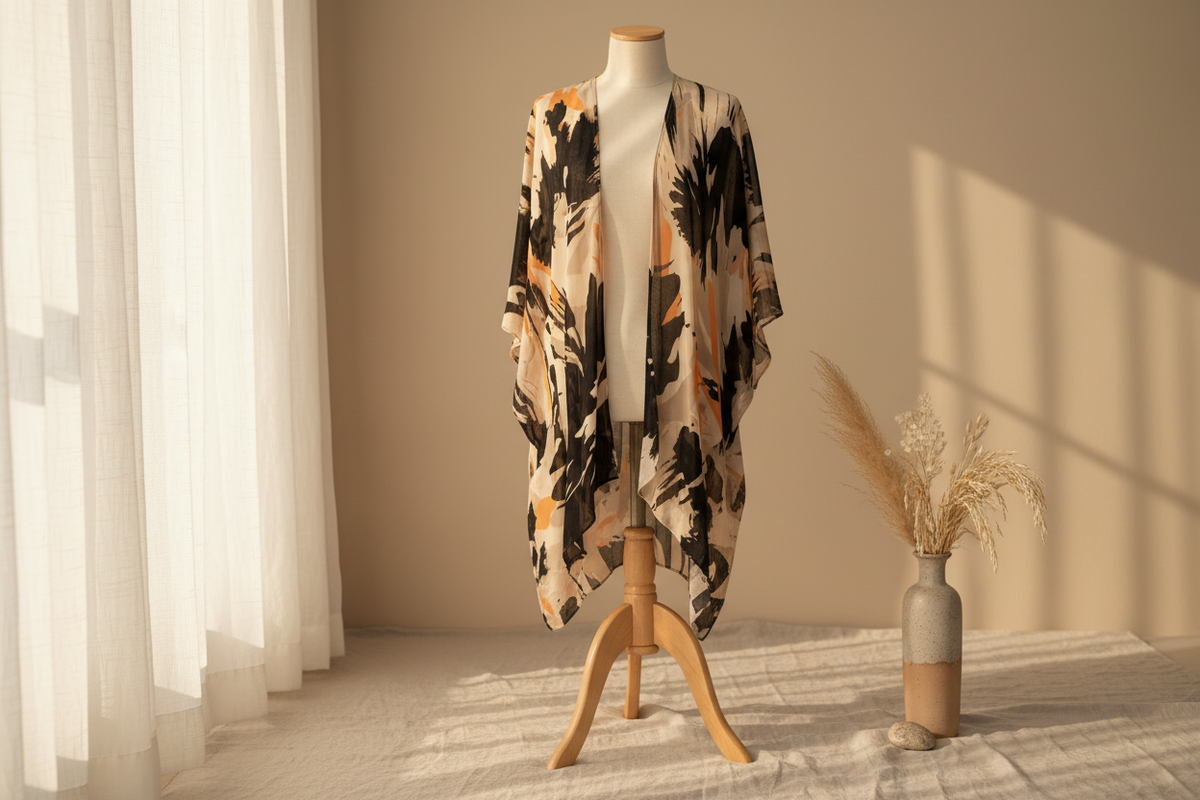 Ember Bloom Kimono