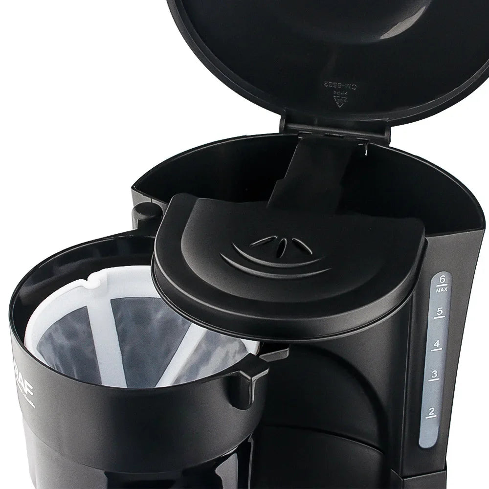 Electric Dirp Coffee Machine 600W Automatic American Drip Type, 600ML Coffee Machine American Milk Tea Machine Coffee Pot